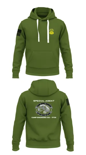 Camp Buehring CID Office Store 1  Core Men's Hooded Performance Sweatshirt - 71880490364