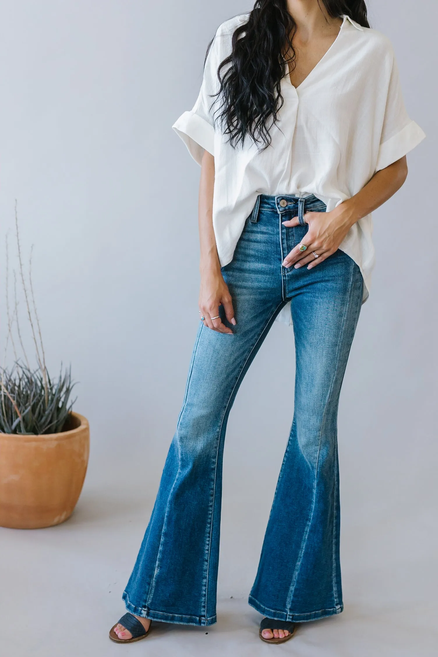 Carolina Super Flared Jeans by Kancan