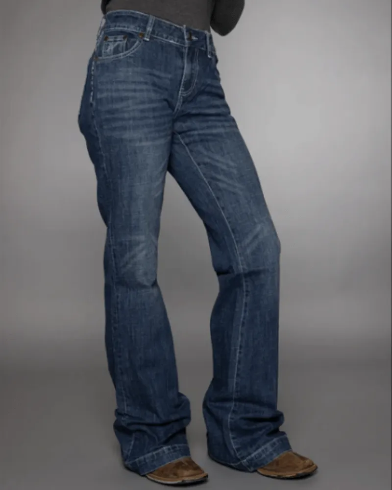 CC Western Trousers Womens Wide Leg