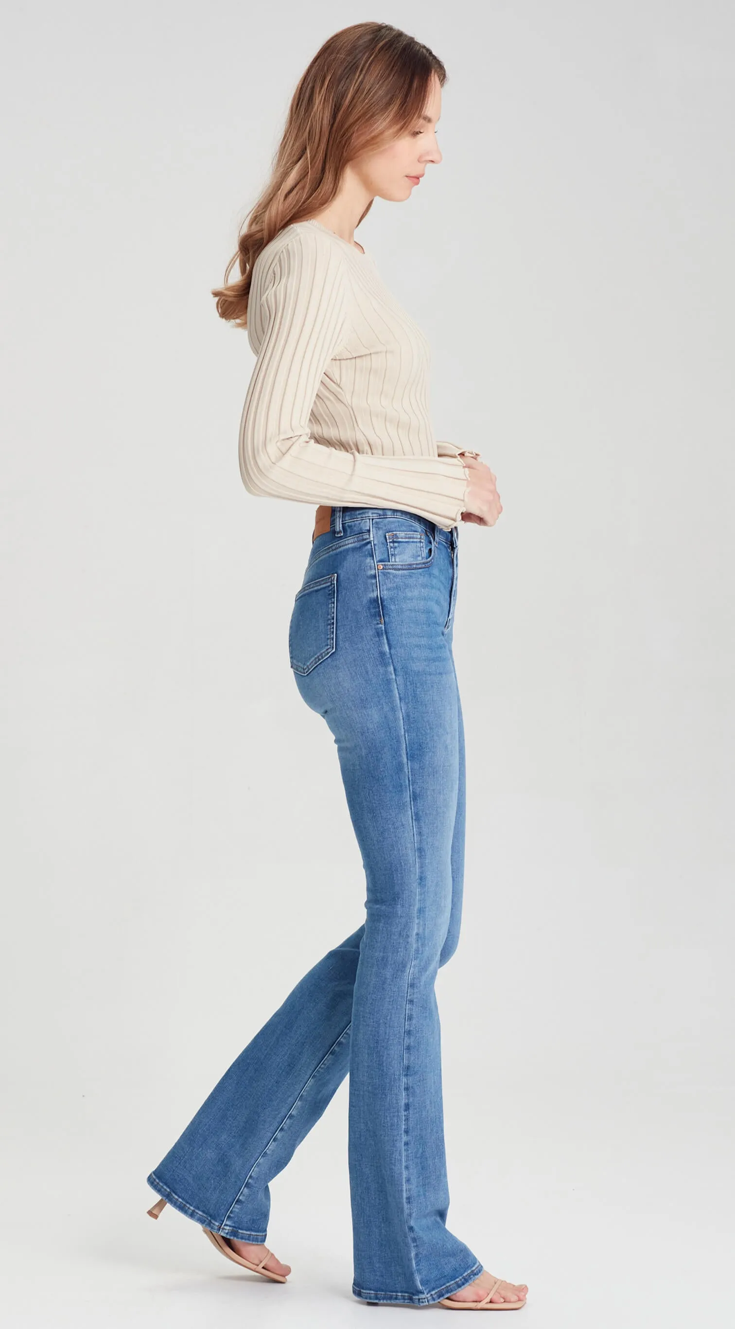 CHARLIE | TALL Flared Jean Blue 32''