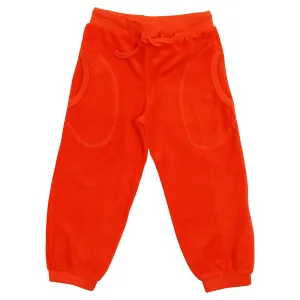 Cherry Tomato Terry Trousers (Orange-Red)