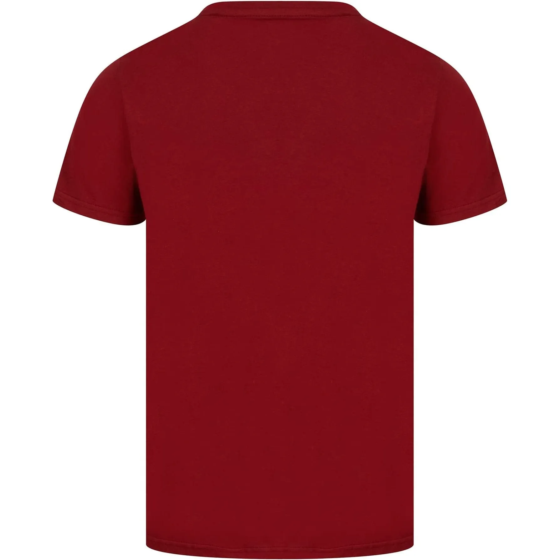 Christmas Bourbon Mens Christmas Short Sleeve Top - Red