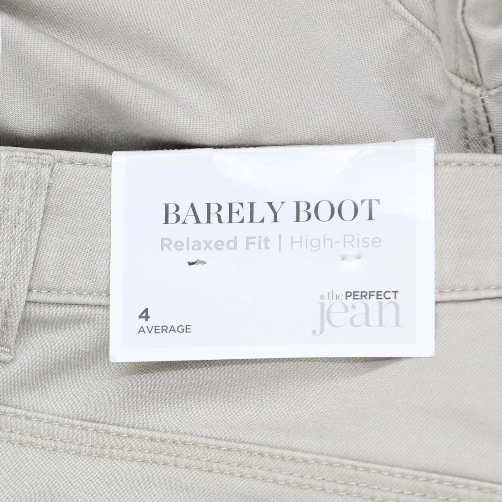 Christopher & Banks Womens Barely Boot Relaxed Fit High Rise Stretch Jeans 9926