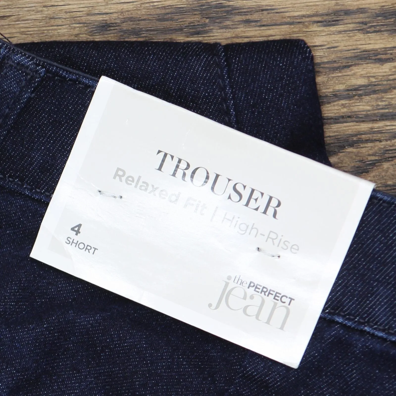 Christopher and Banks Womens Relaxed Fit High Rise Denim Trousers 9300