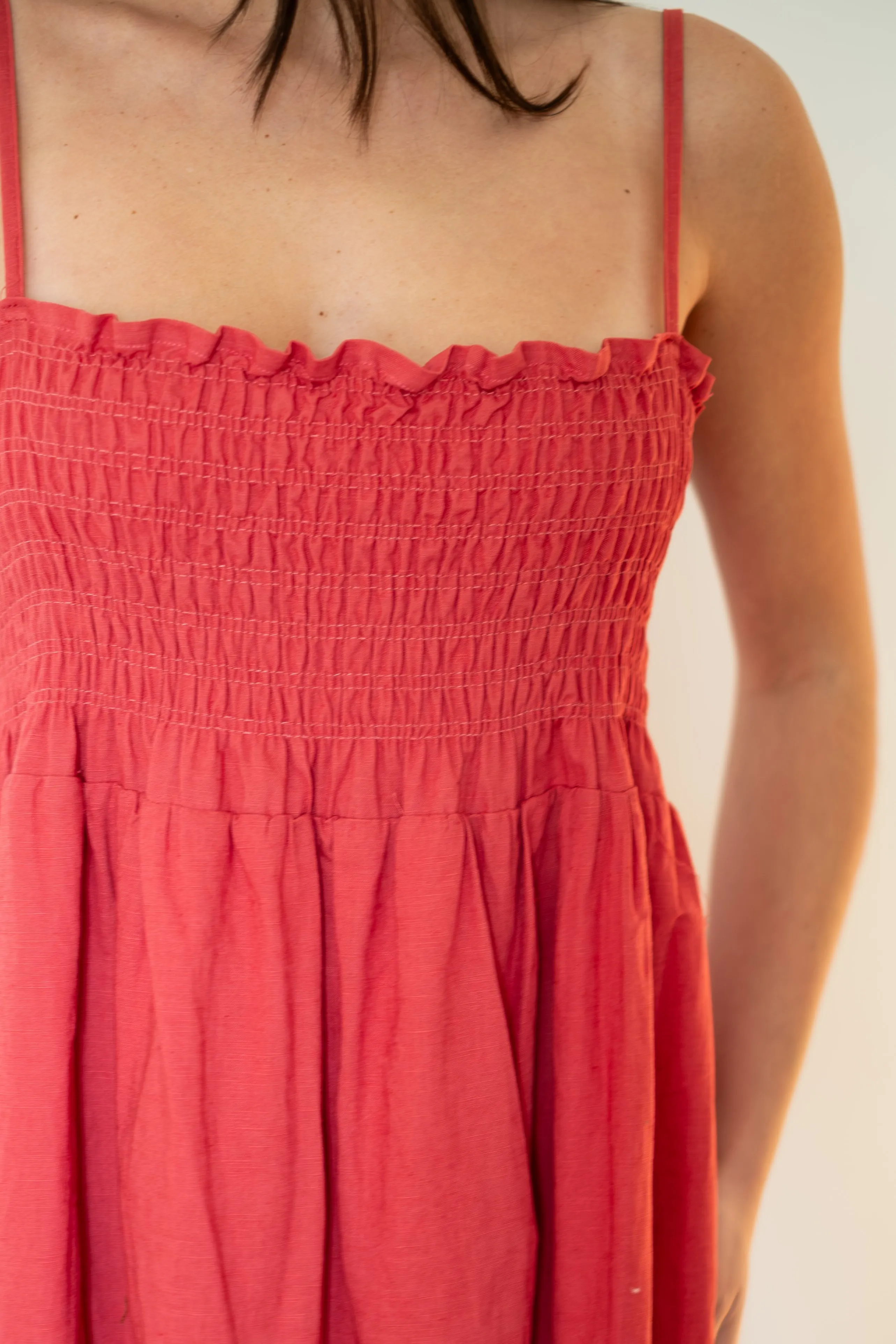 Citrine Swim Bella Dress - Brick