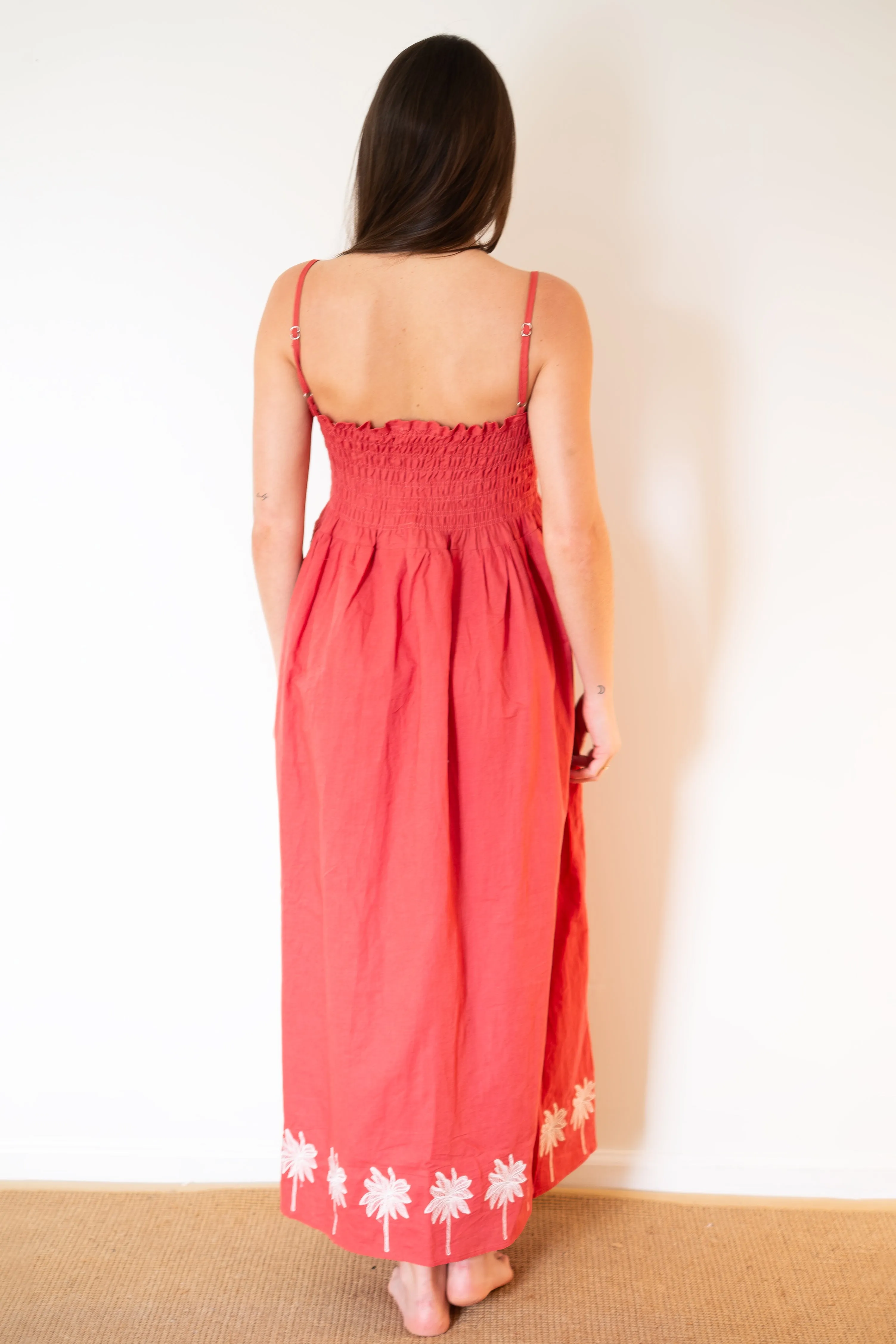 Citrine Swim Bella Dress - Brick