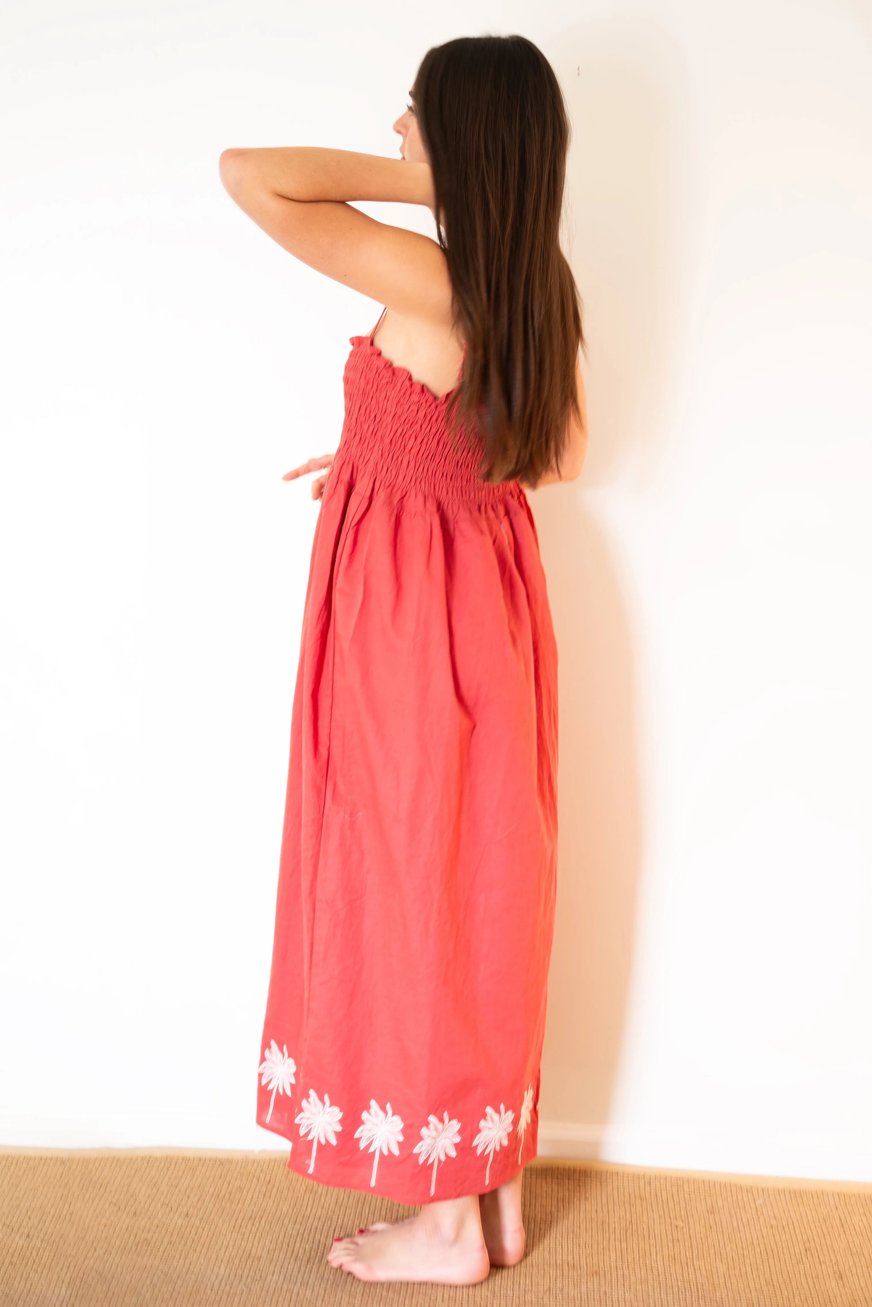 Citrine Swim Bella Dress - Brick