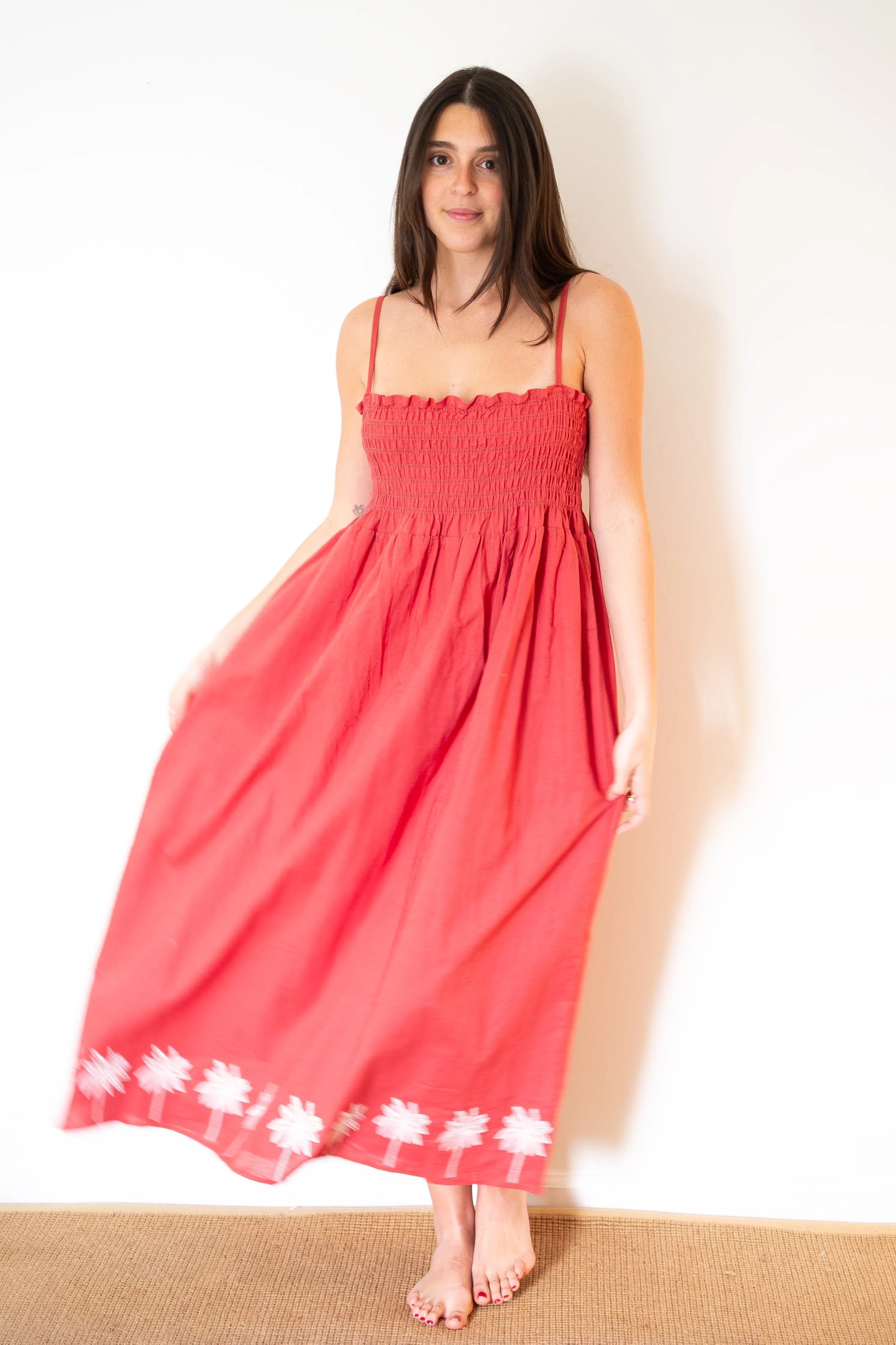 Citrine Swim Bella Dress - Brick