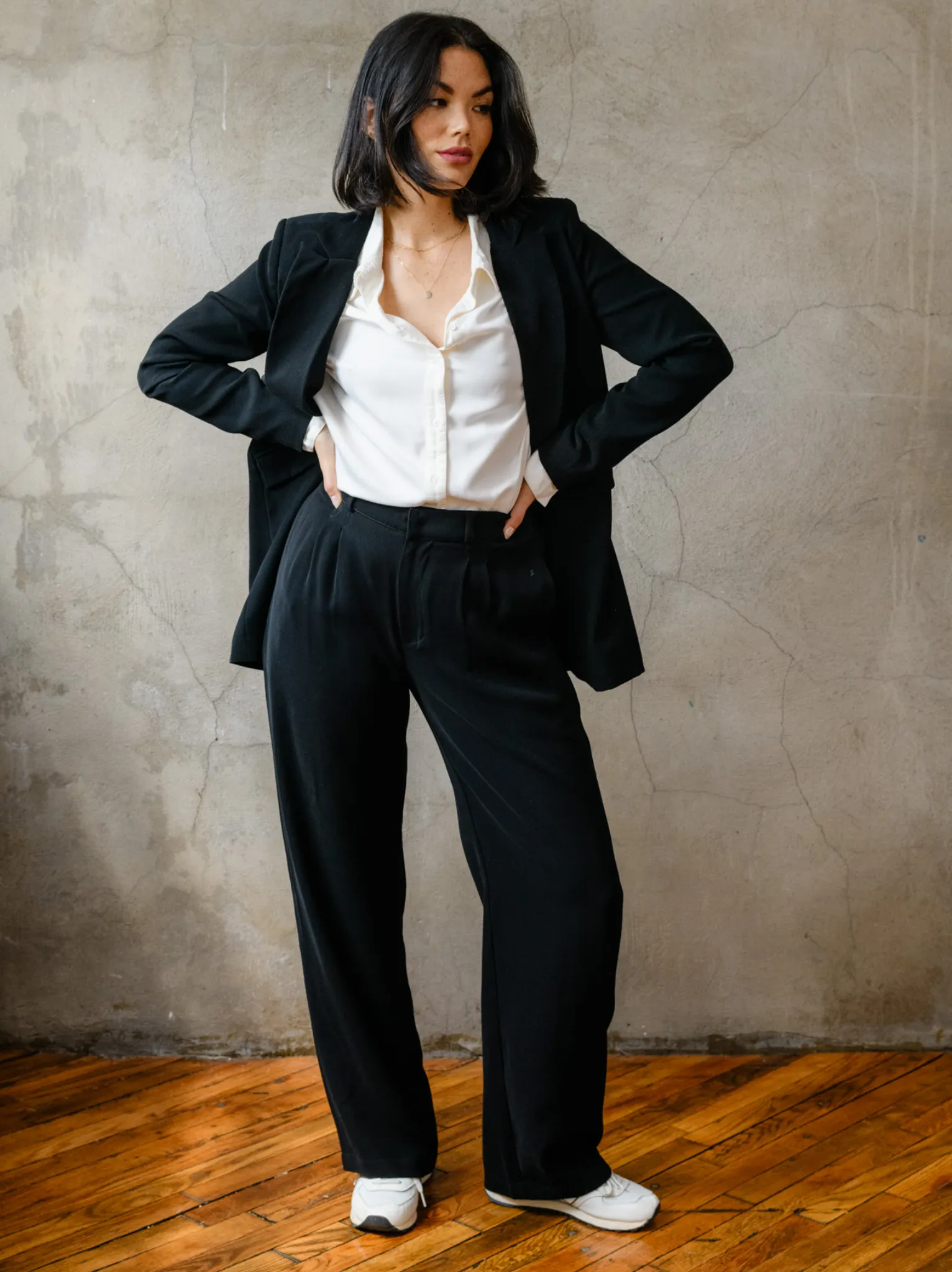 Claire Crepe Wide Leg Pant