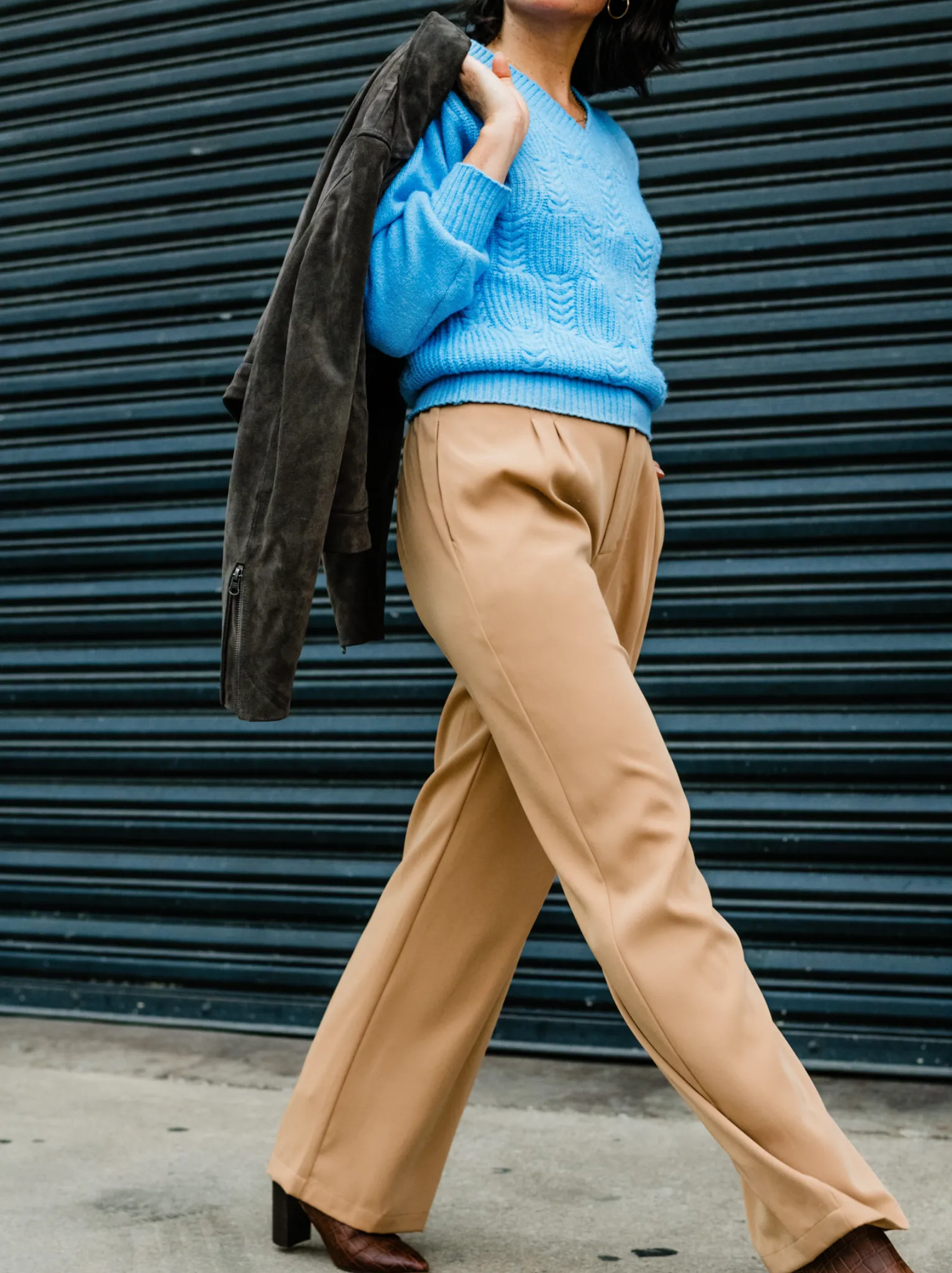 Claire Crepe Wide Leg Pant
