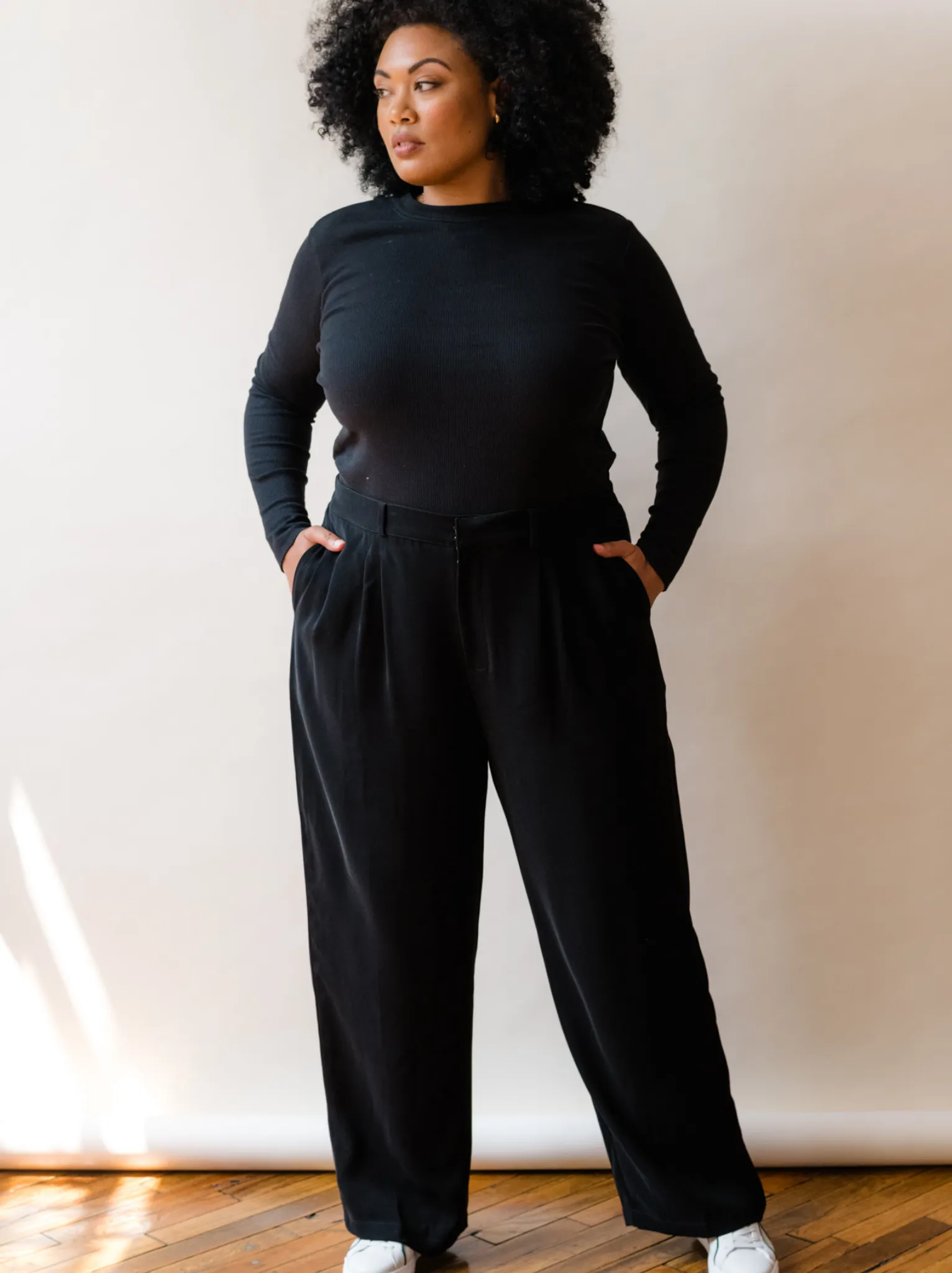Claire Crepe Wide Leg Pant