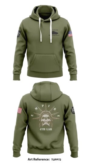Co E 4th LAR Bn.  Core Men's Hooded Performance Sweatshirt - TUpP72