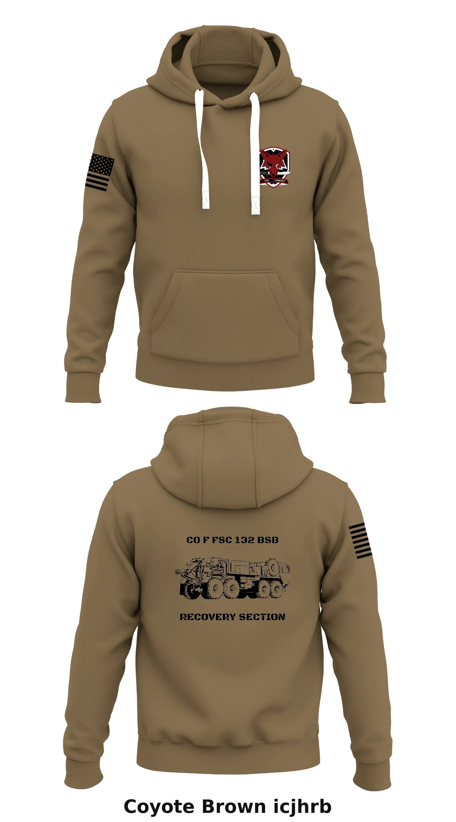 Co F FSC 132 BSB Store 1  Core Men's Hooded Performance Sweatshirt - icjhrb