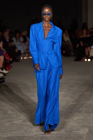 Cobalt Wide Leg Trouser