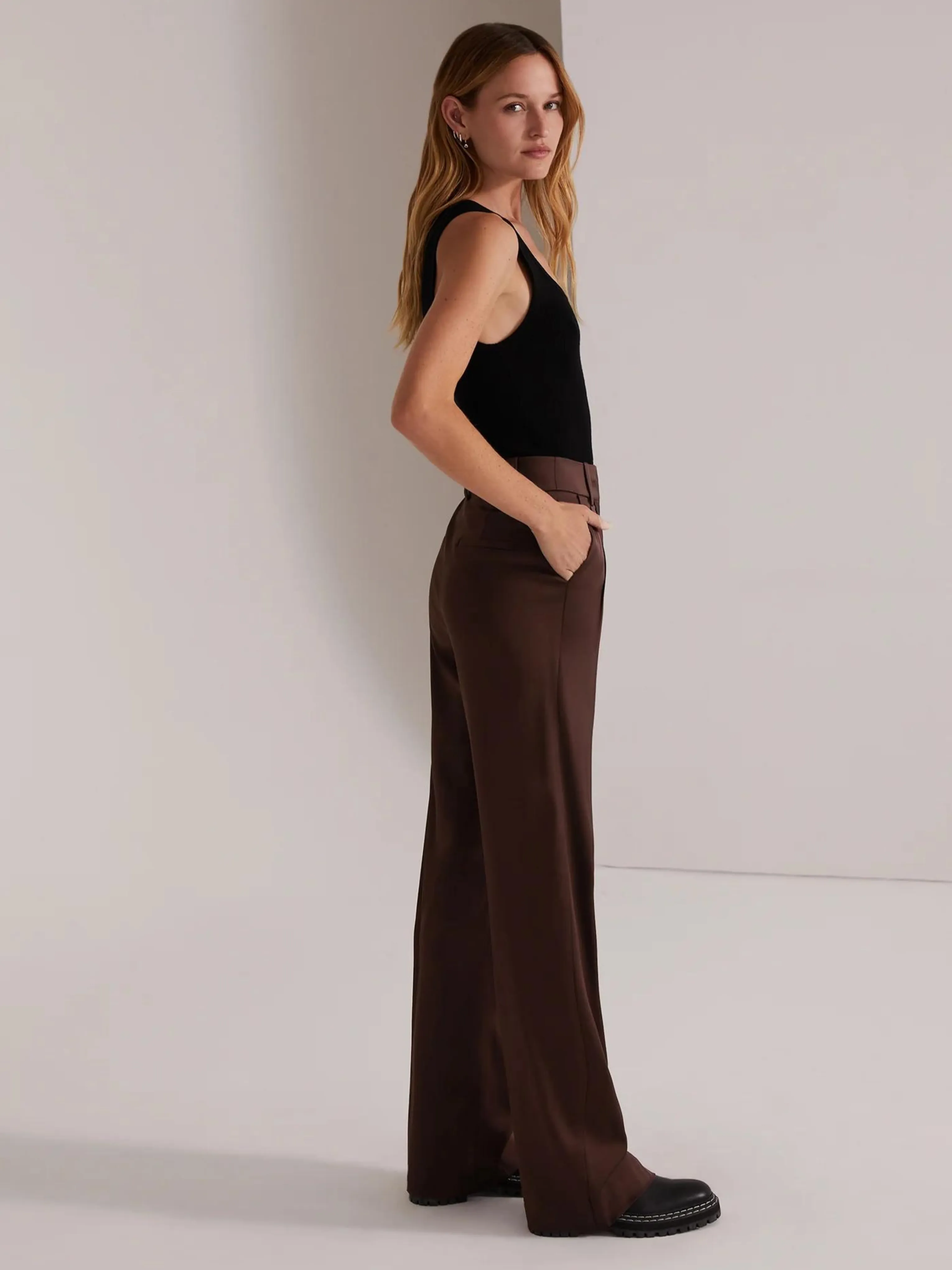 Coffee The Satin Pant