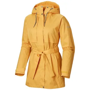 Columbia Women Yellow Pardon My Trench Rain Jacket