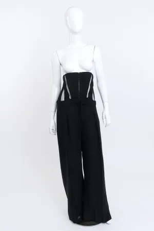 Corset Wide Leg Trouser