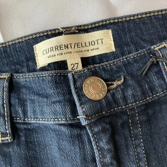 Current/Elliott The Promenade Bootcut Jeans Women's 27 Eclipse NWT