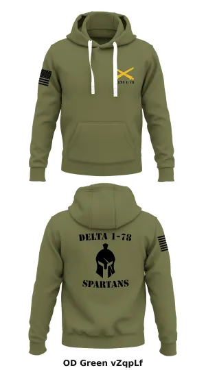 Delta 1-78 Store 1  Core Men's Hooded Performance Sweatshirt - vZqpLf