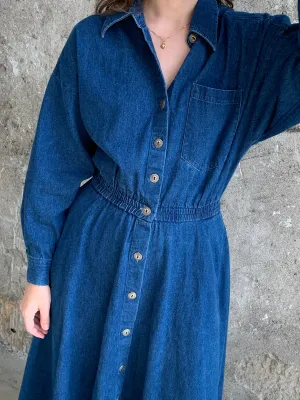 denim shirt dress