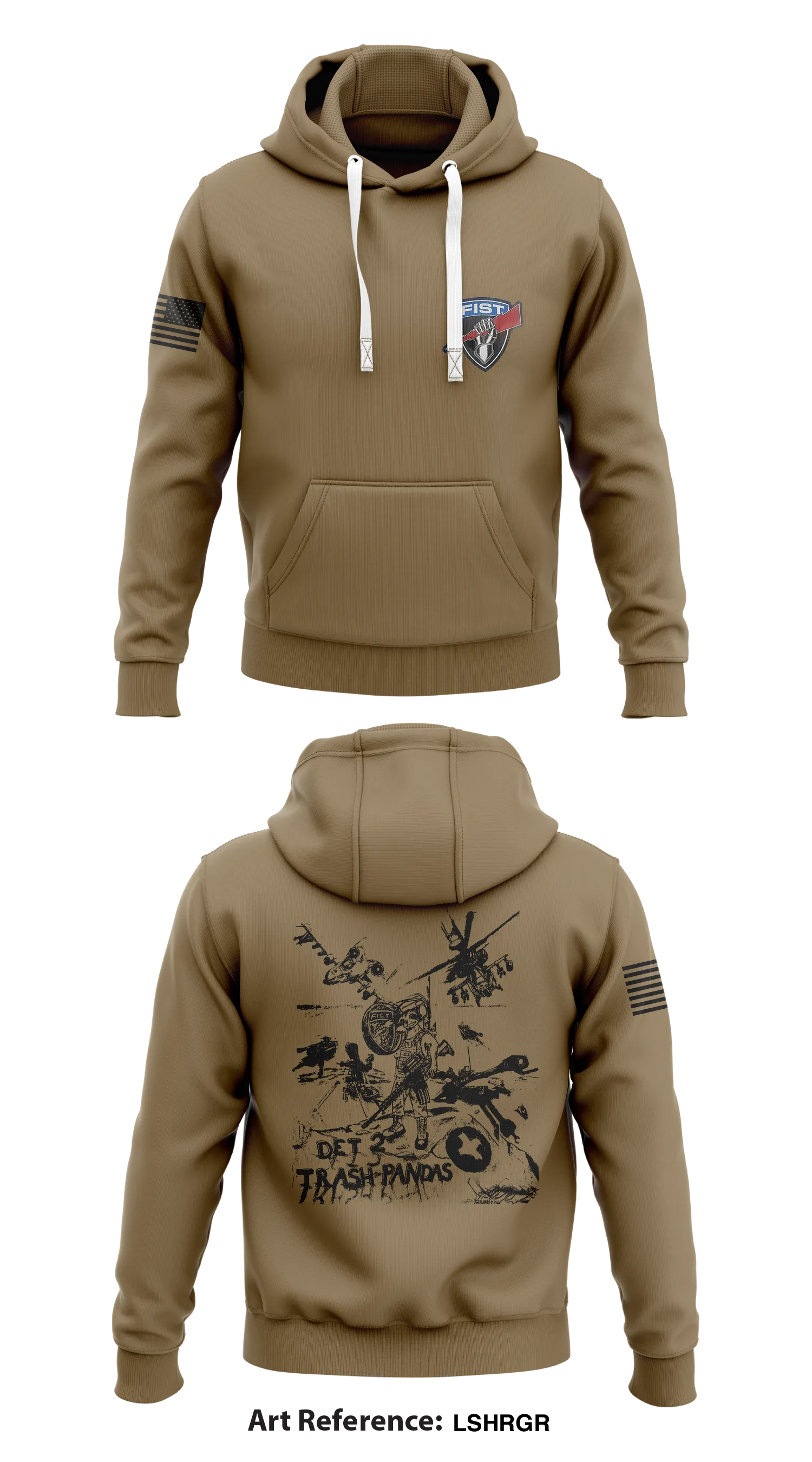 Det 2 2-122fa Store 1  Core Men's Hooded Performance Sweatshirt - LshrgR