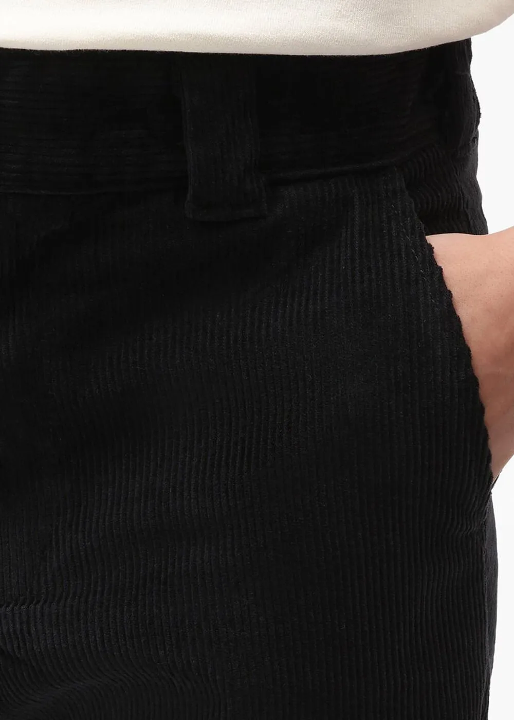 Dickies Womens 874 Crop Corduroy Trousers Black