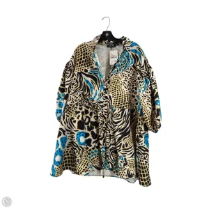 Dress Casual Midi By Clothes Mentor In Animal Print, Size: L