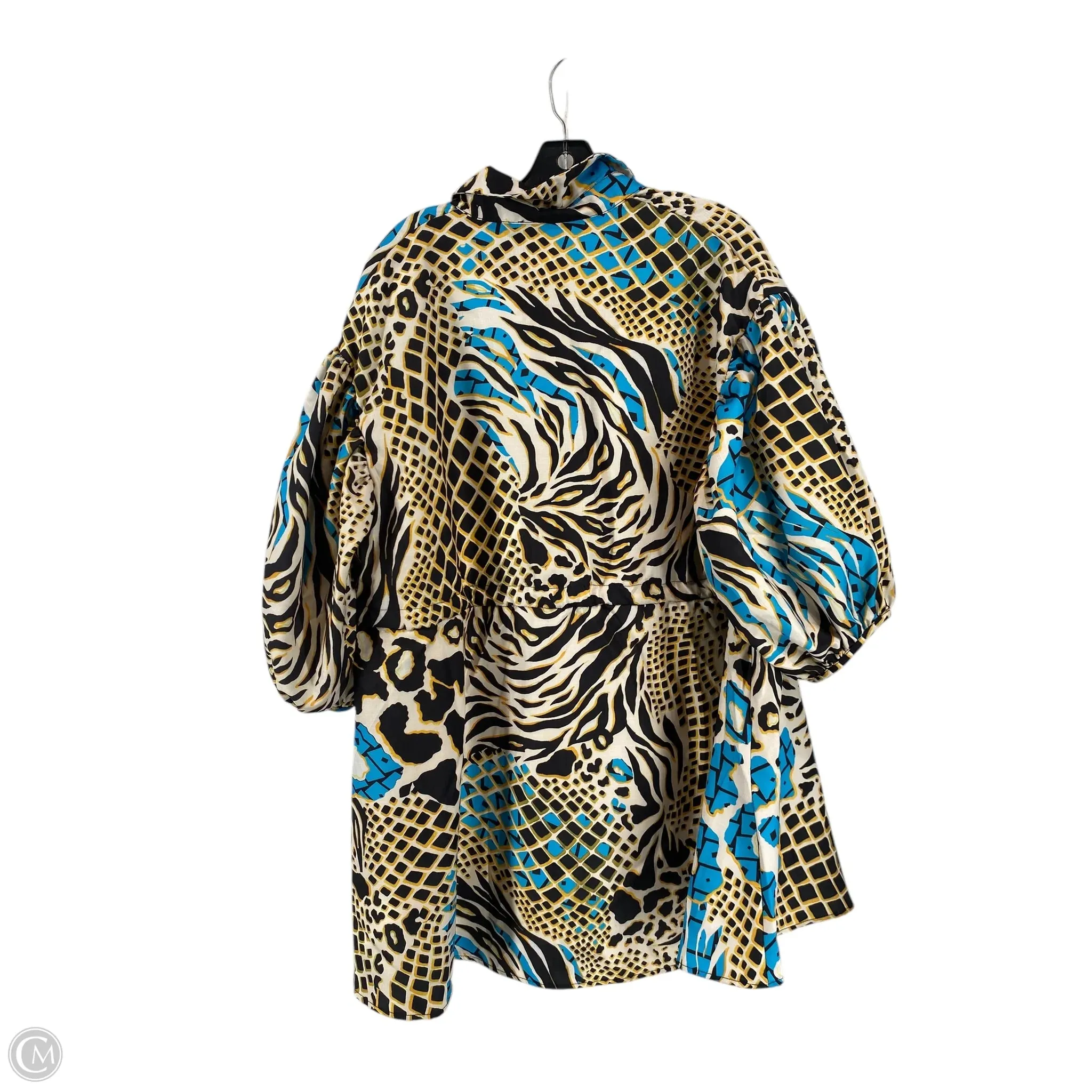 Dress Casual Midi By Clothes Mentor In Animal Print, Size: L