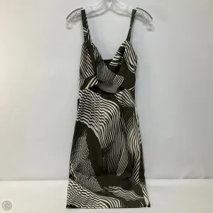 Dress Casual Midi By Express In Green & White, Size: 8