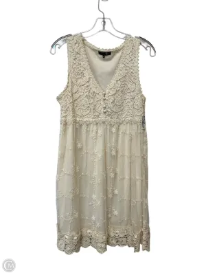 Dress Casual Midi By Ryu In Cream, Size: L