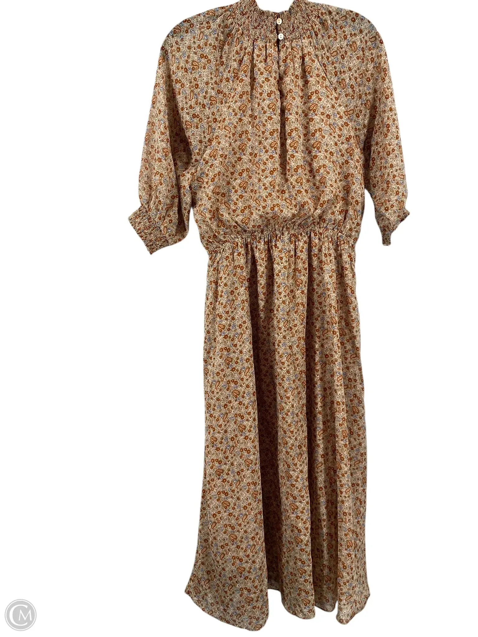 Dress Casual Midi By Wishlist In Brown, Size: M