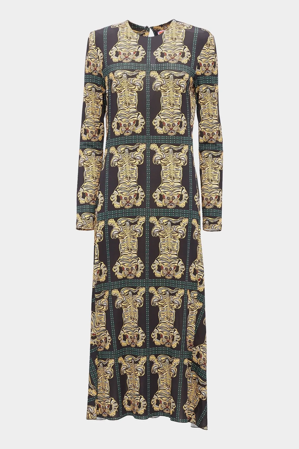 Drifter Dress in Tiger Tiles Black