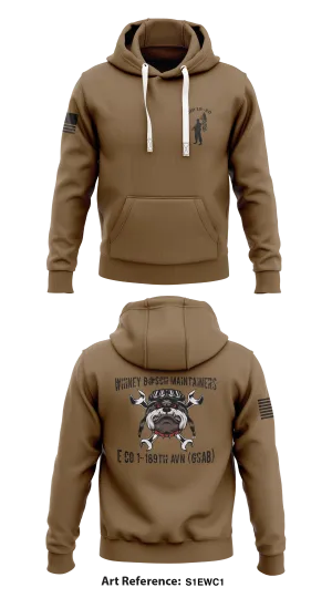 E Co 1-189th ANN (GSAB) Store 1  Core Men's Hooded Performance Sweatshirt - S1ewc1