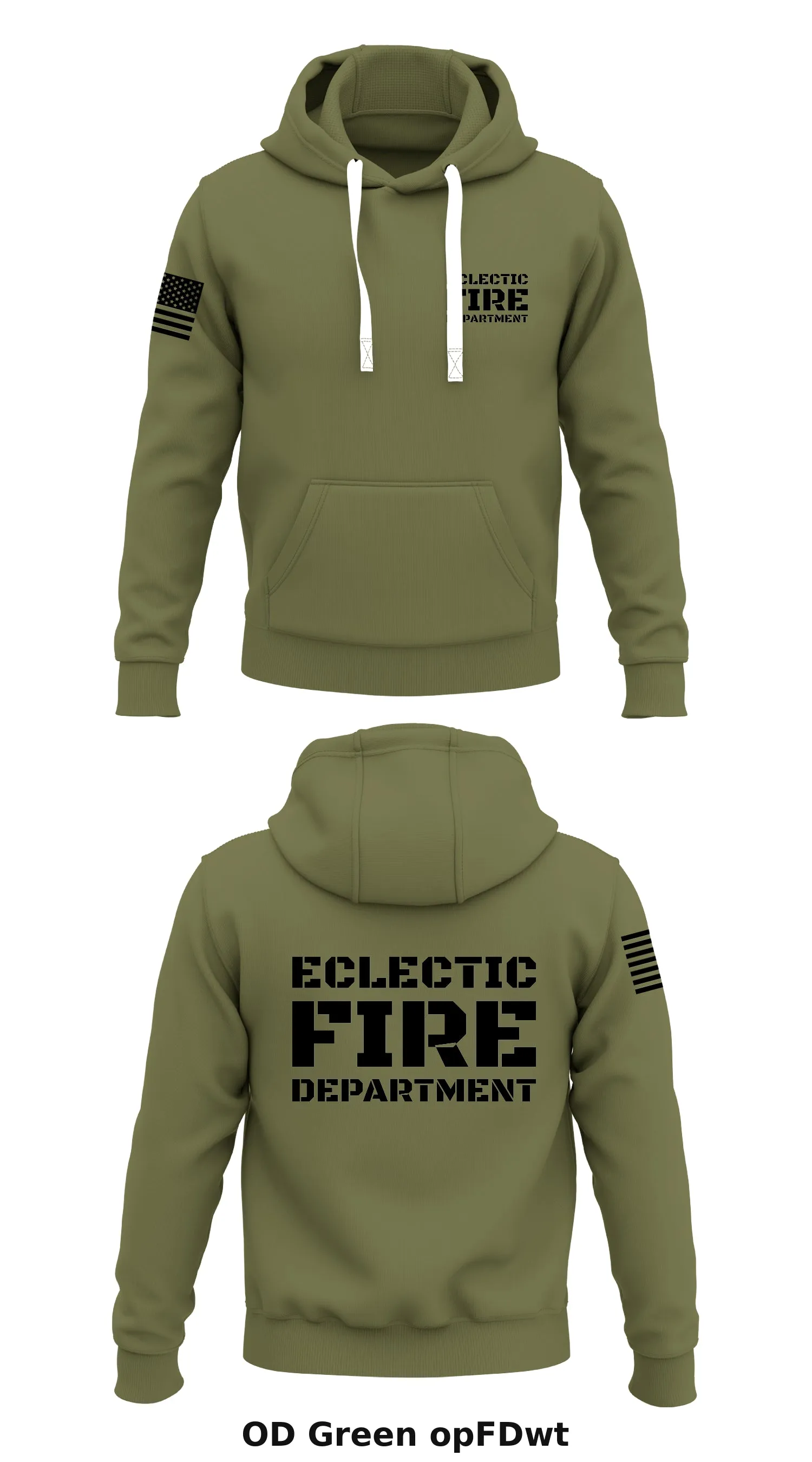 Eclectic Fire Department Store 1  Core Men's Hooded Performance Sweatshirt - opFDwt