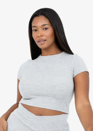 Effortless Tee Grey Marl