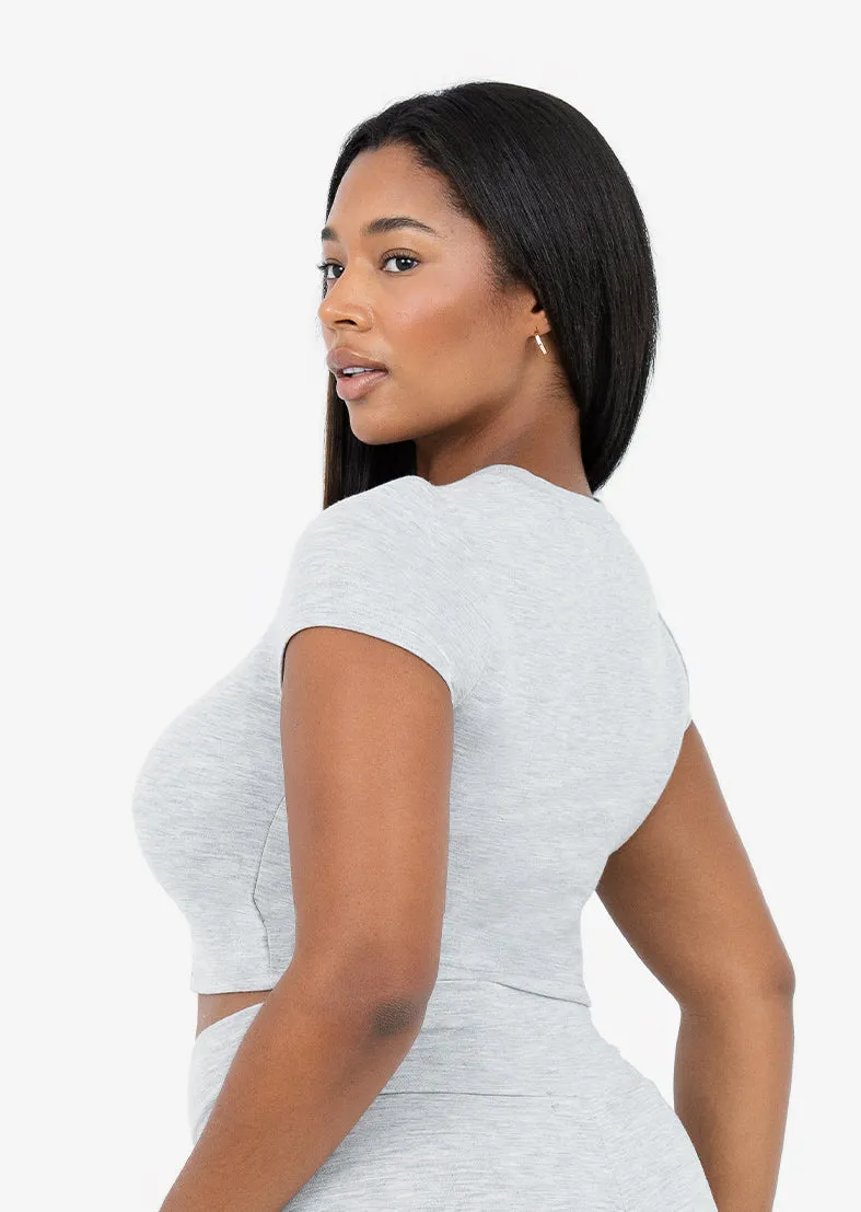 Effortless Tee Grey Marl