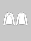 Elastic Tie Sweater Pattern XS-L -- The Assembly Line Patterns