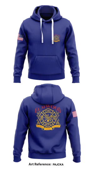 Elmwood Fire Department  Store 1  Core Men's Hooded Performance Sweatshirt - PAJcKA
