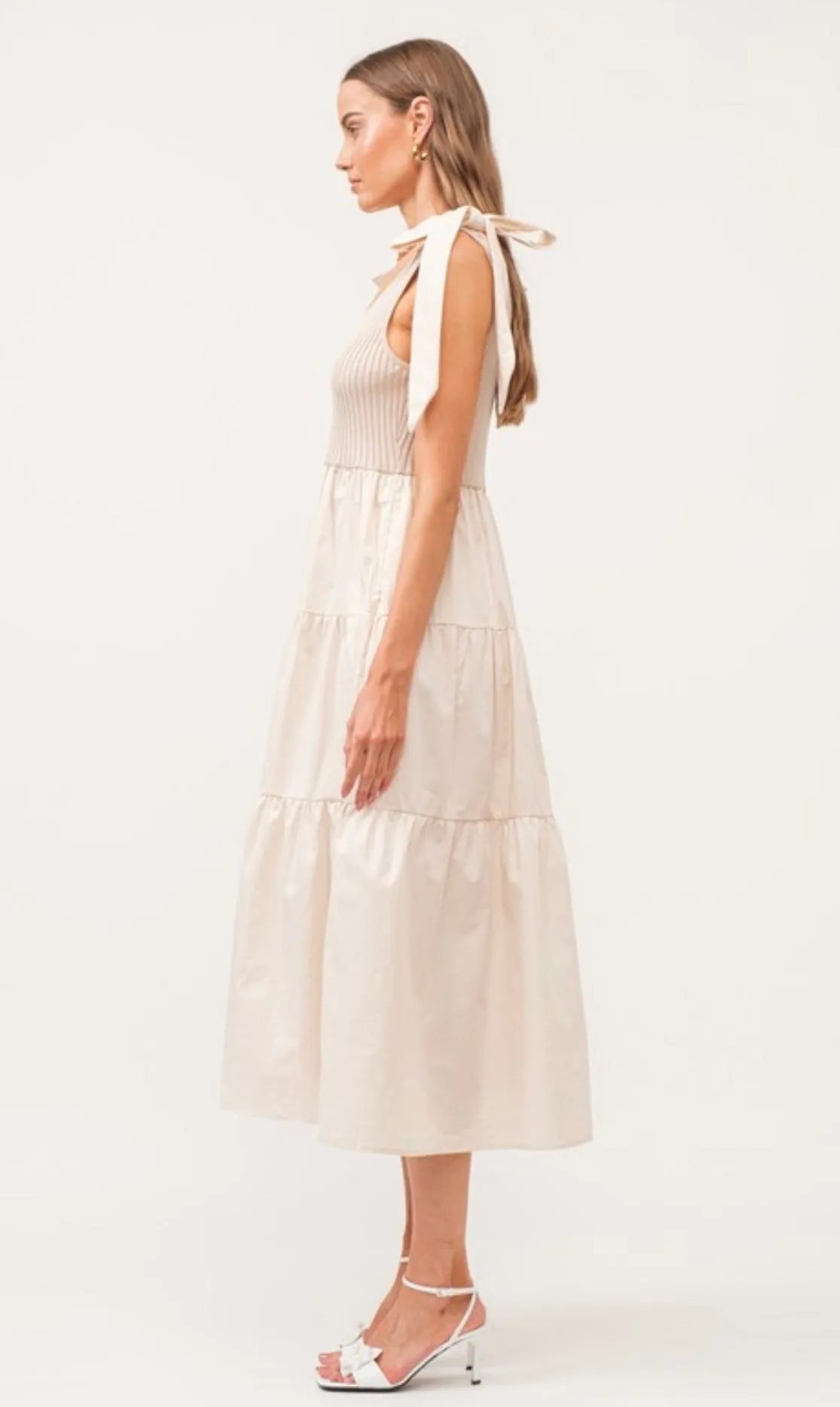Emily Mixed Media Midi