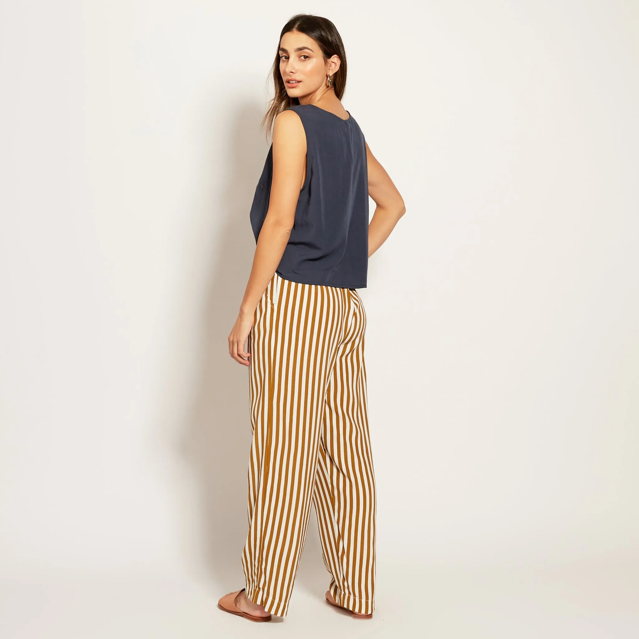 ESME IN TAPENADE STRIPE