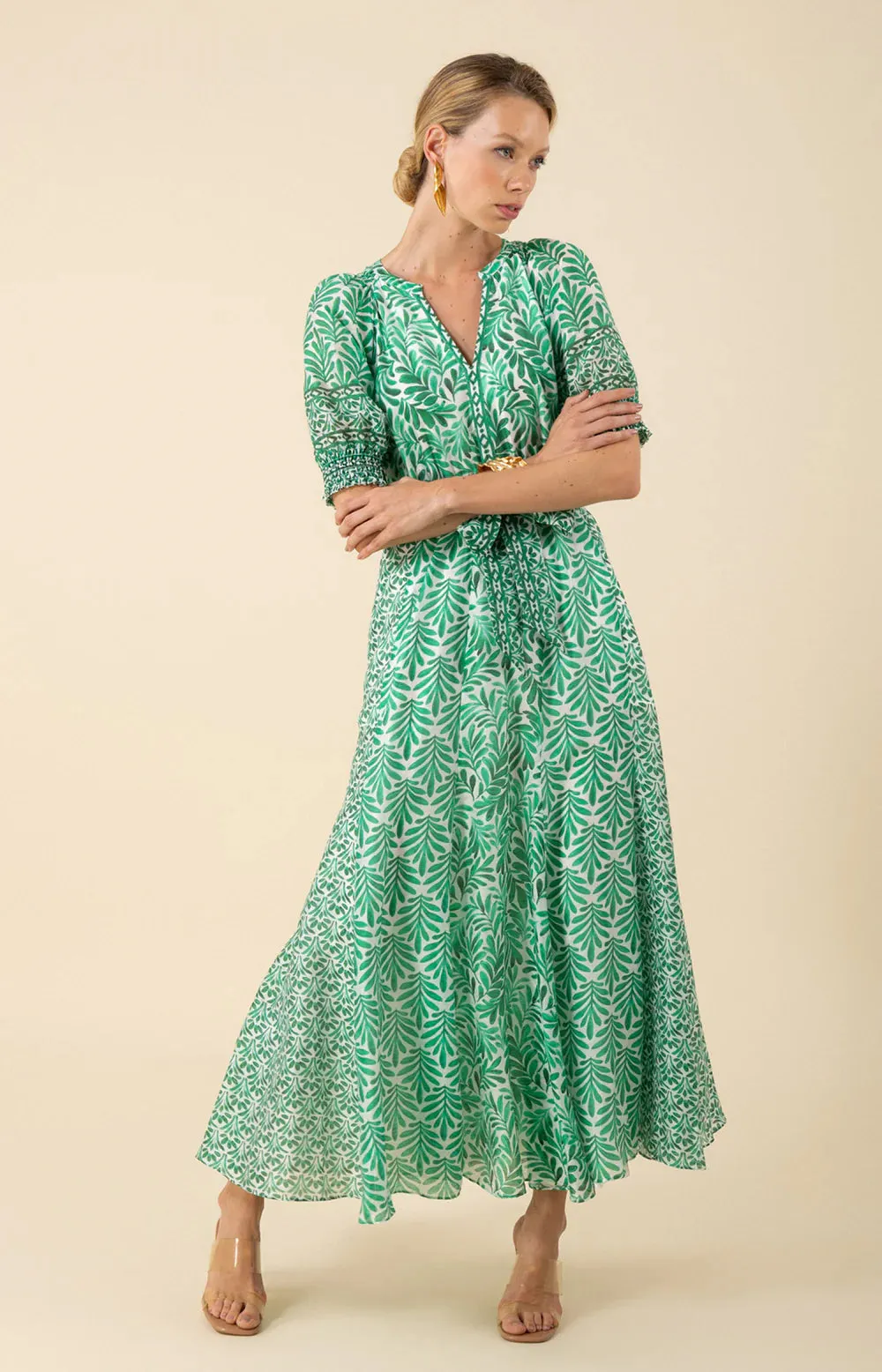 ESTELLA ORGANZA MAXI DRESS