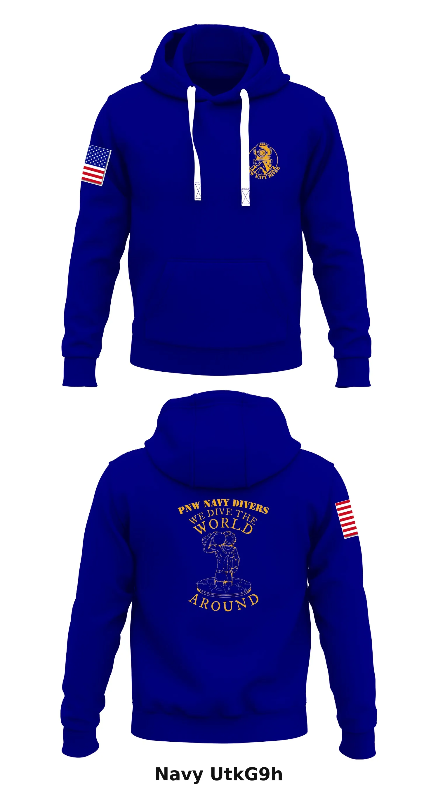Everett Dive Locker Store 1  Core Men's Hooded Performance Sweatshirt - UtkG9h