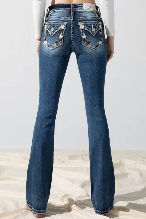 Falling Leaves Bootcut Jeans