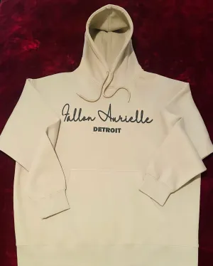 Fallon Aurielle Unisex Signature Detroit Rep Yo Set Hoodie (Taupe & Black)