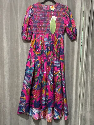 Farm Rio Rainbow Macaw Midi Dress