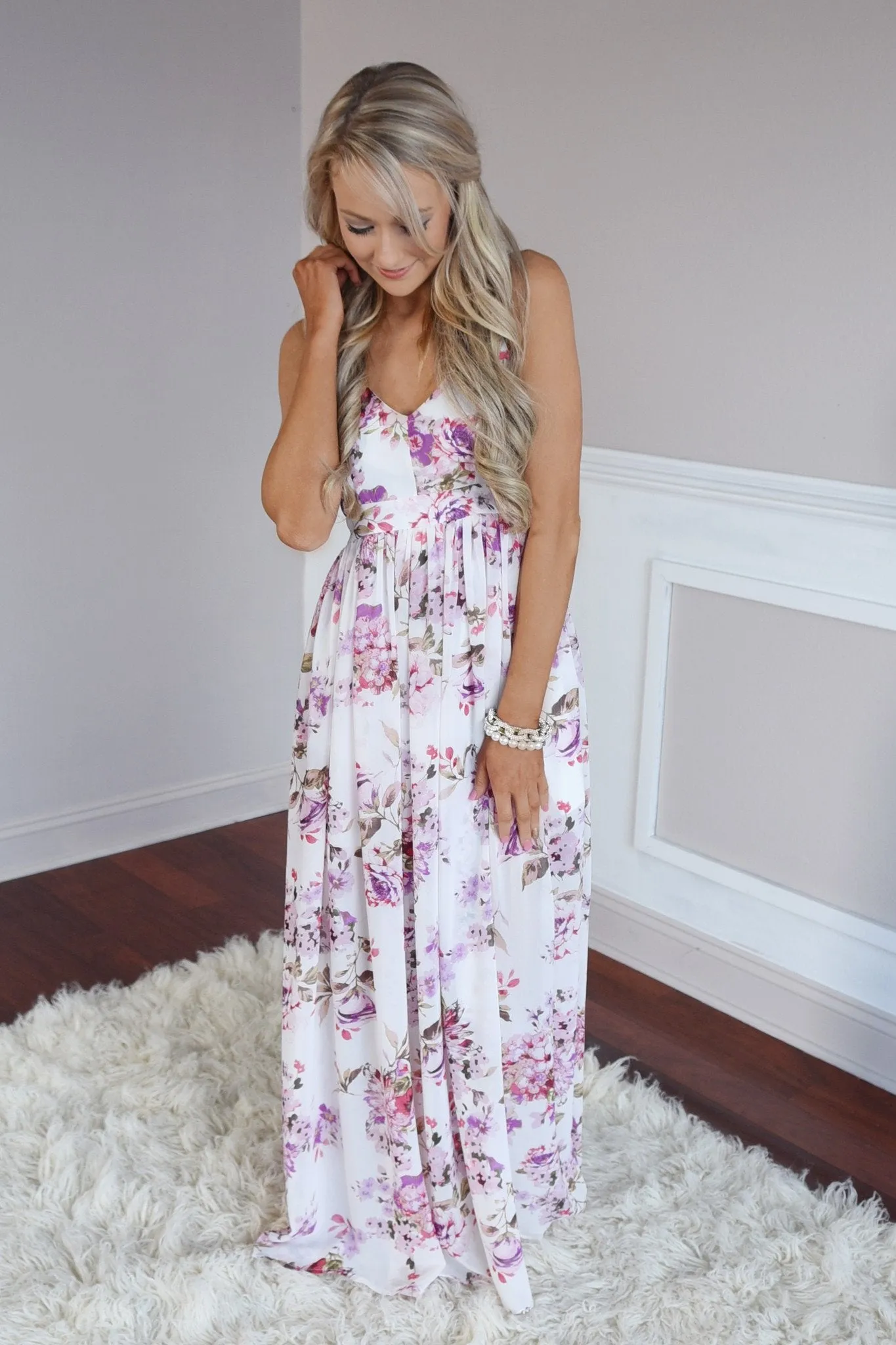Fields of Freesias Maxi ~ Ivory