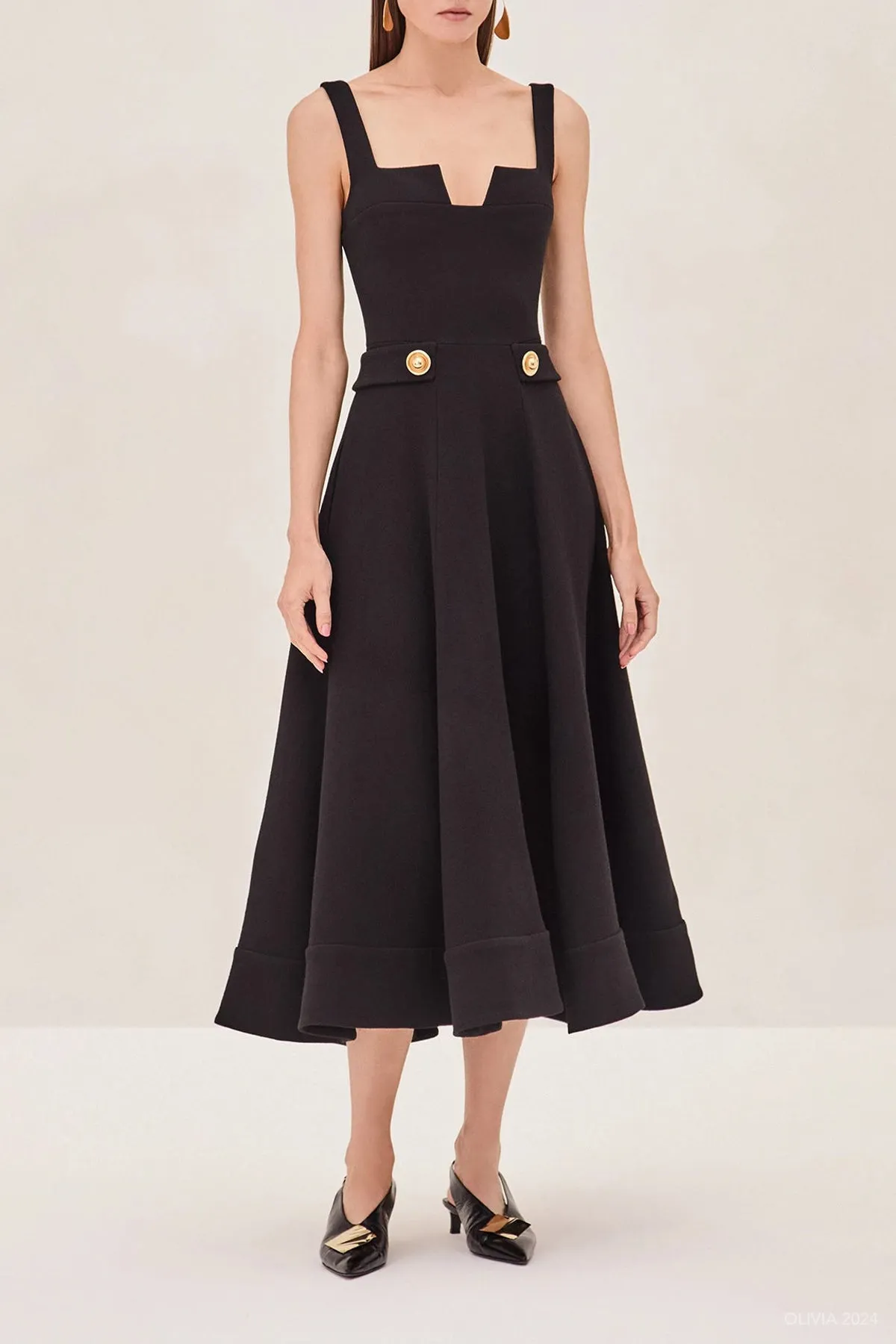 Fiore Dress in Black