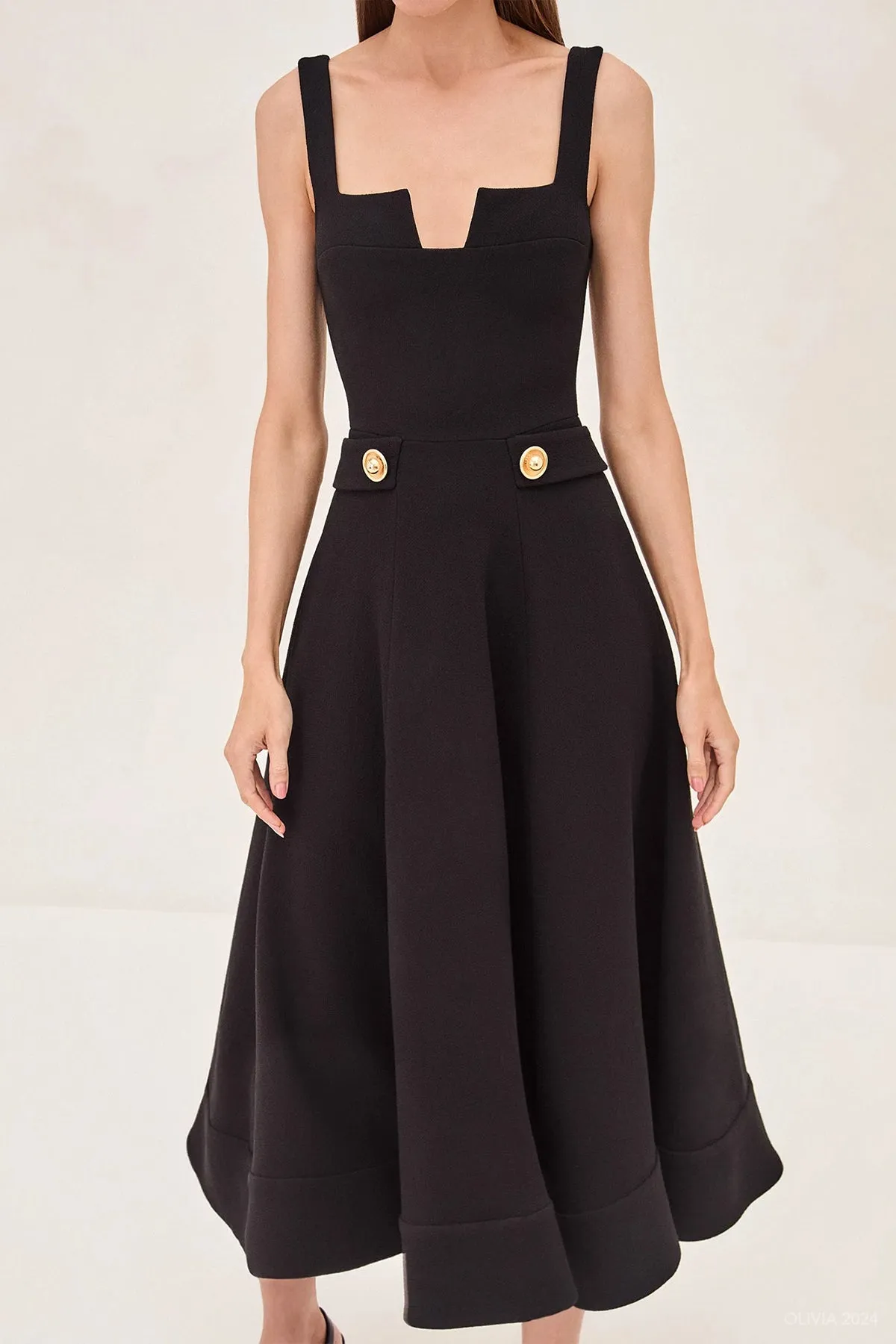 Fiore Dress in Black