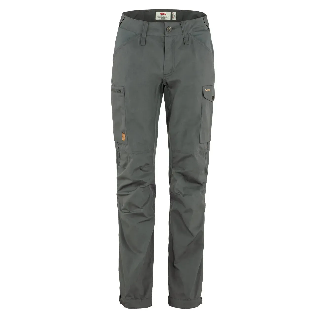 Fjallraven Womens Kaipak Curved Trousers Basalt