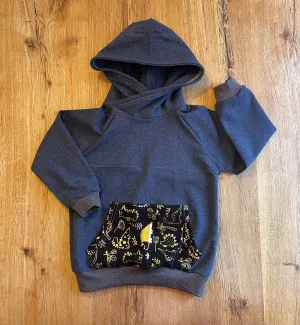 Foil Dinos Hoodie - 5-6 Years